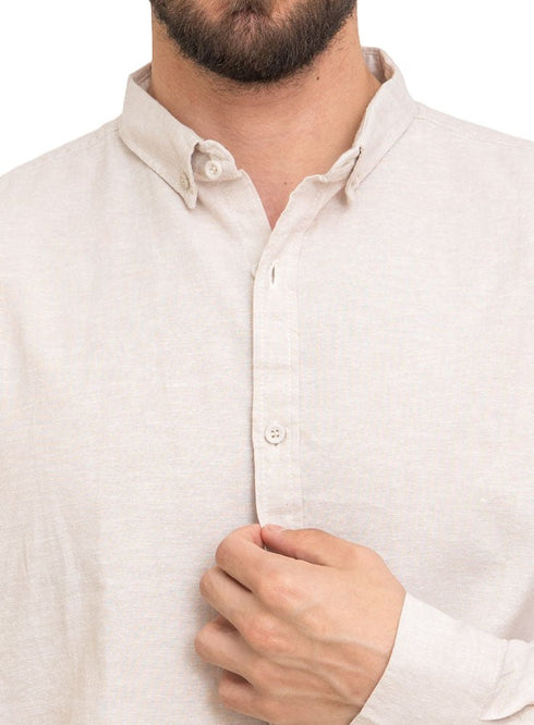 Beige - Ki - Shirt - Khotwh
